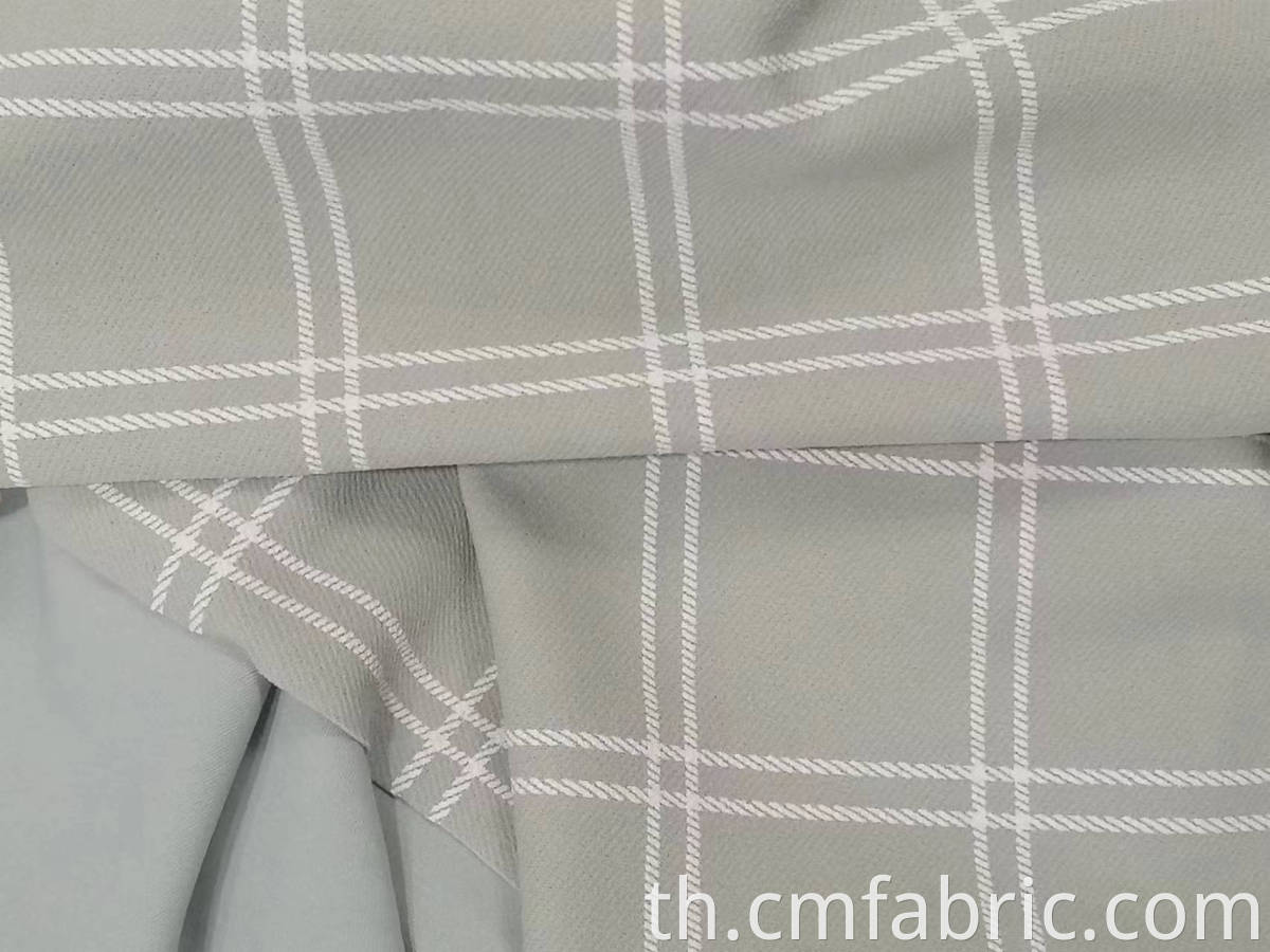 KNITTED polyester spadex twill printed fabric